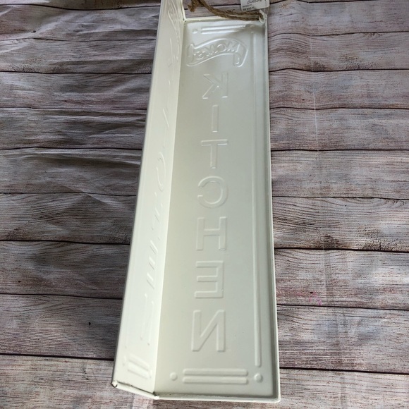 Mom's Kitchen Wall Hanging Metal Sign 28" x 4.875" x 8.875" - Picture 4 of 4